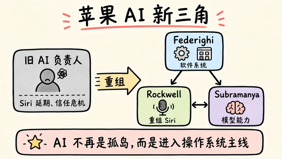苹果 AI 新三角