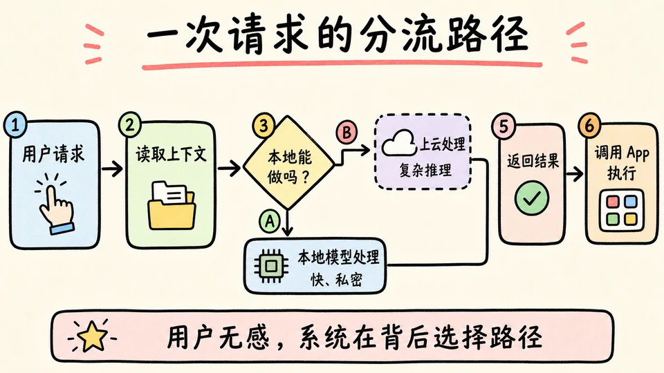 一次请求的分流路径